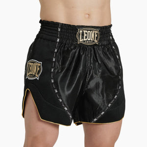 Pantaloncini kick-thai Leone Classic AB881 Nero-Combat Arena