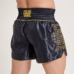 Shorts kick-Thai Leone DNA Premium AB969 Blau-Combat Arena