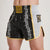 Shorts kick-thai Leone IUTER Barbed Wire AB05IU Schwarz-Combat Arena
