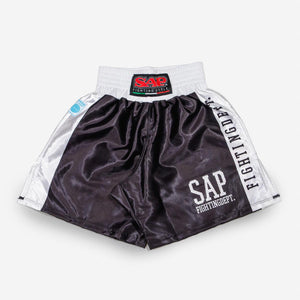 Pantaloncini kick-thai SAP WAKO Combat Competition Nero-Combat Arena