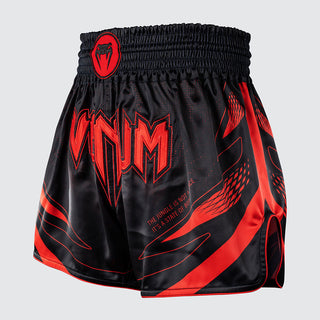 Shorts kick-thai Venum Amazonia Reborn Schwarz-rot-Combat Arena
