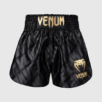 Shorts kick-thai Venum Contender XT Schwarz-gold-Combat Arena