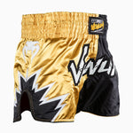 Shorts kick-thailändisch Venum Inferno 2.0 Schwarz-gold-Combat Arena