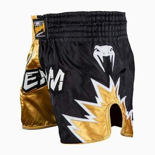 Shorts kick-thailändisch Venum Inferno 2.0 Schwarz-gold-Combat Arena