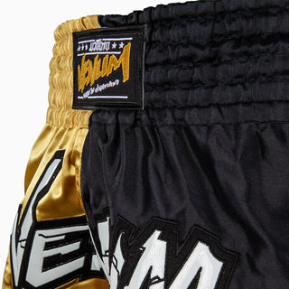 Shorts kick-thailändisch Venum Inferno 2.0 Schwarz-gold-Combat Arena