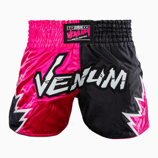 Shorts kick-thailändisch Venum Inferno 2.0 Rosa-schwarz-Combat Arena