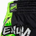 Shorts kick-thai Venum Inferno 2.0 Grün-Schwarz-Combat Arena