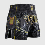 Shorts kick-thai Venum Matupa Schwarz-grau-Combat Arena