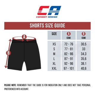 Kick-Thai Shorts Combat Arena Yin Yang Battle Rot