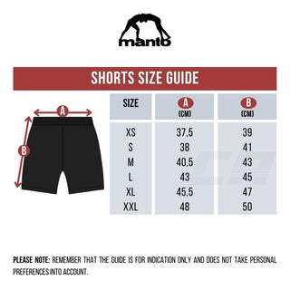 MMA Shorts Manto Miko Schwarz 