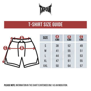 Shorts Tapout Blashed Schwarz
