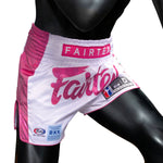 Shorts kick-thai Fairtex Pink Strike Limitierte Auflage 