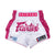 Shorts kick-thai Fairtex Pink Strike Limitierte Auflage 