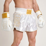 Shorts kick-thai Leone DNA Premium AB969 Weiß 