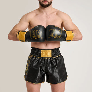 Shorts kick-Thai Leone DNA Premium AB969 Schwarz 