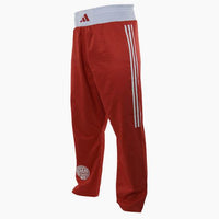 Hosen Kickboxen WAKO Adidas Rot 