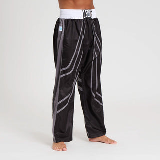 Hosen Kickboxen WAKO Leone AB992 Schwarz 