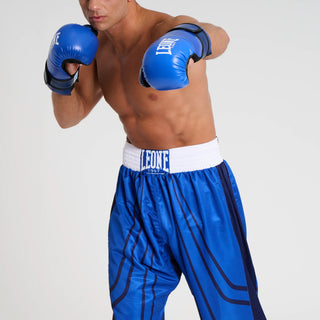 Hosen Kickboxen WAKO Leone AB992 Blau 