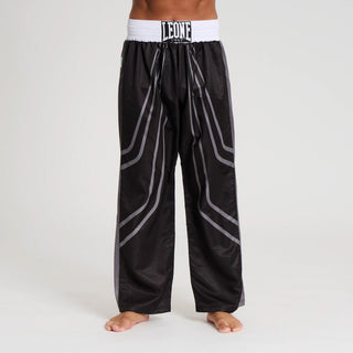 Hosen Kickboxen WAKO Leone AB992 Schwarz 