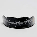 Mundschutz Leone IUTER Barbed Wire PD02IU Schwarz-Combat Arena