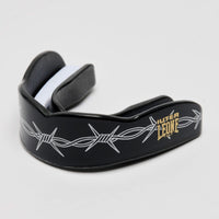 Mundschutz Leone IUTER Barbed Wire PD02IU Schwarz-Combat Arena