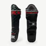 Schienbeinschoner Leone MMA Cage PT163 Dunkelgrau-Combat Arena