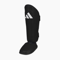 Schienbeinschoner mit Parafuss Adidas Pro Kickboxing WAKO Schwarz-Weiß 