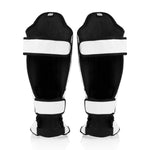 Schienbeinschoner Fairtex Wettbewerb SP5 mit weißen Fußstützen 