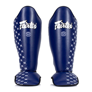 Schienbeinschoner Fairtex Wettbewerb SP5 mit blauen Fußstützen 