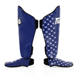 Schienbeinschoner Fairtex Wettbewerb SP5 mit blauen Fußstützen 