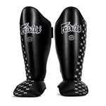 Schienbeinschoner Fairtex Wettbewerb SP5 mit schwarzen Fußstützen 
