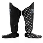 Schienbeinschoner Fairtex Wettbewerb SP5 mit schwarzen Fußstützen 