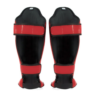 Schienbeinschoner Fairtex Wettbewerb SP5 mit Fußstützen Rot 