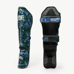 Schienbeinschoner Leone Urban Fighter PT118 Blau-grün Camo 