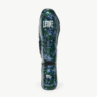 Schienbeinschoner Leone Urban Fighter PT118 Blau-grün Camo 