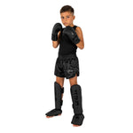 Schienbeinschoner Kinder Venum Challenger Schwarz-schwarz