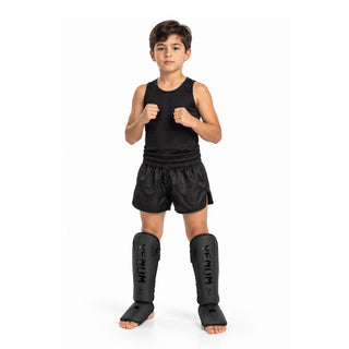 Schienbeinschoner Kinder Venum Elite Schwarz