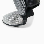 Schienbeinschoner mit Parafuss Adidas Pro Kickboxing WAKO Schwarz-Weiß 