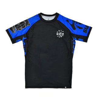 Rashguard Half Sumo Sugoi Ranked Blau-Combat Arena