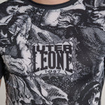 Rashguard Leone IUTER Barbed Wire AB06IU Schwarz-Combat Arena