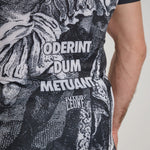 Rashguard Leone IUTER Barbed Wire AB06IU Schwarz-Combat Arena