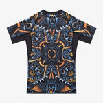 Rashguard Manto Barong Kurzarm Schwarz-Combat Arena
