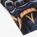 Rashguard Manto Barong Kurzarm Schwarz-Combat Arena