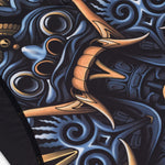 Rashguard Manto Barong Kurzarm Schwarz-Combat Arena