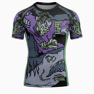 Rashguard Pride or Die Dangerous Water V2 maniche corte-Combat Arena