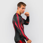 Rashguard Venum Amazonia Reborn maniche lunghe Nero-rosso-Combat Arena