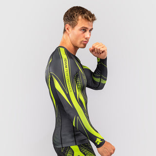 Rashguard Venum Amazonia Reborn maniche lunghe Nero-verde-Combat Arena