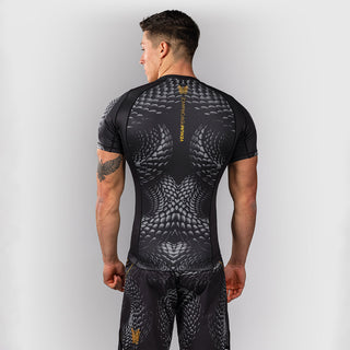 Rashguard Venum Matupa Kurzarm Schwarz-Grau-Combat Arena