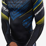 Rashguard Venum Tekken 8 King langärmlig Schwarz-Gelb-Combat Arena