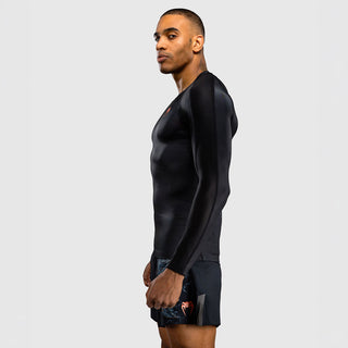 Rashguard Venum Thunder Dragon maniche lunghe Nero-Combat Arena